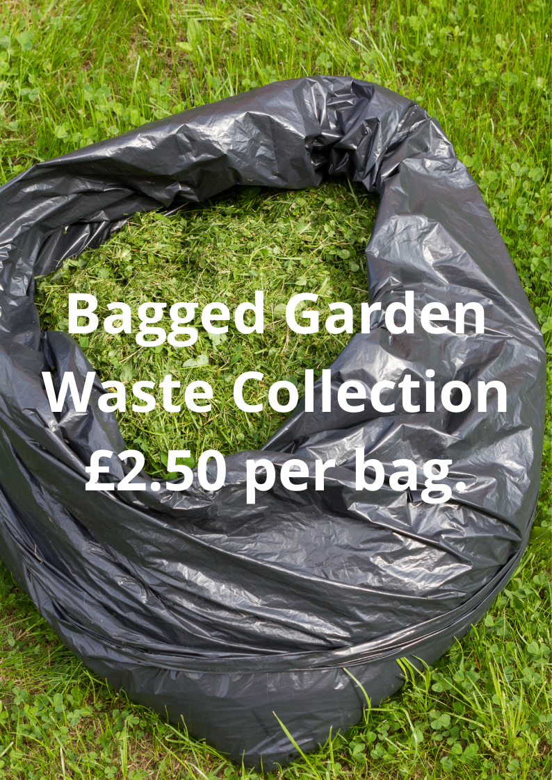 Bagged garden waste collections in Edinburgh by JDS Bins & Recycling