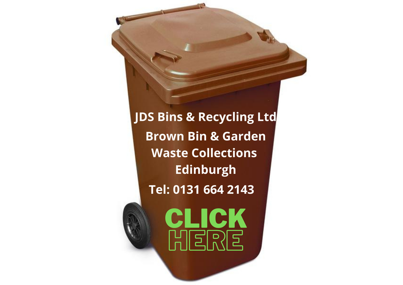 Brown bin collections in Edinburgh, book online with JDS Bins & Recycling