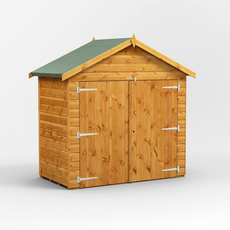 New garden bike shed supply and installation in Edinburgh, click here for a apex roof bike shed quote