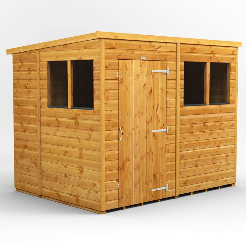 New pent garden shed delivery and installation in Edinburgh, click here for a new pent roof garden shed quote