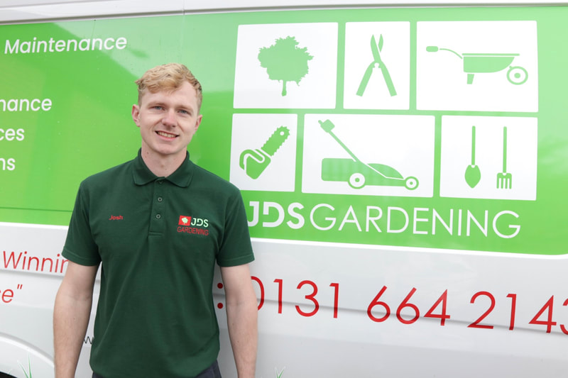 Josh Dow, MD of JDS Trees and Gardening in Edinburgh