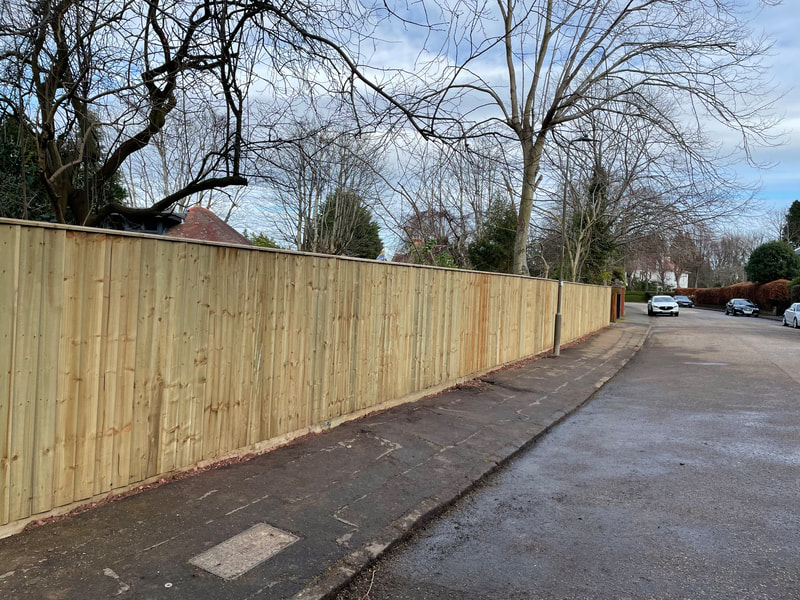 New garden fence installation services in Edinburgh by JDS, click here for a quote in the Edinburgh area