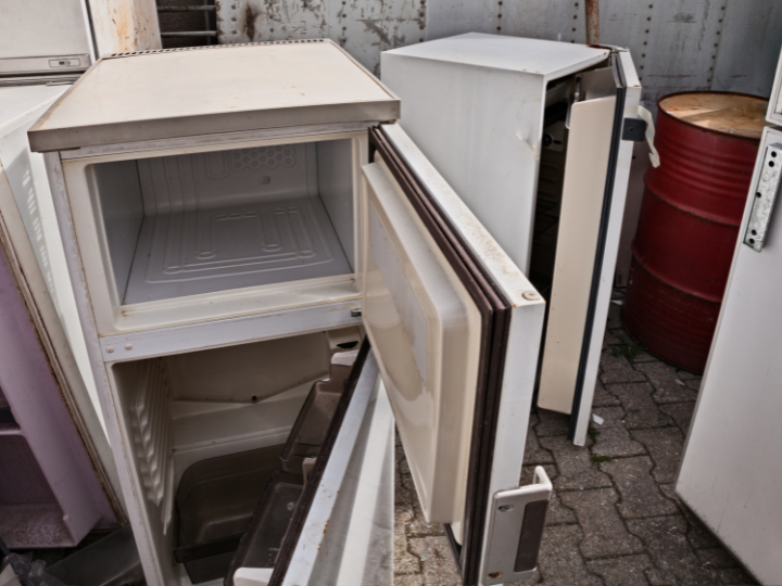 Old fridge collection in Edinburgh, click here for a quote and book collection online