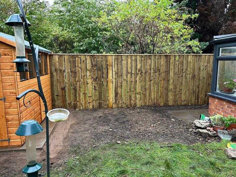 Shed and fencing installation in Edinburgh by JDS Gardening Services, click here for a local quote online