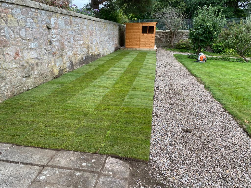 Do you have an area in your garden that needs new turf layed? click here for a lawn urtfing quote in the Edinburgh area.